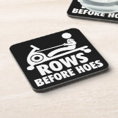 Rows Before Hoes – ローイングマおもしろいシントレーニング コースター (左側)