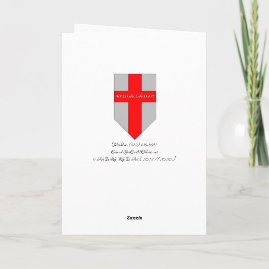 「Rows of Corn」誕生日·カード カード (裏面)