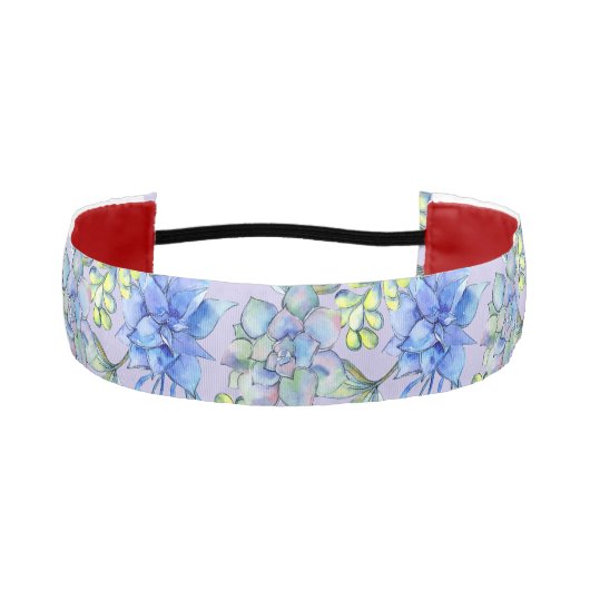 Rows of Succulent Athletic Headband アスレチックヘッドバンド (正面)
