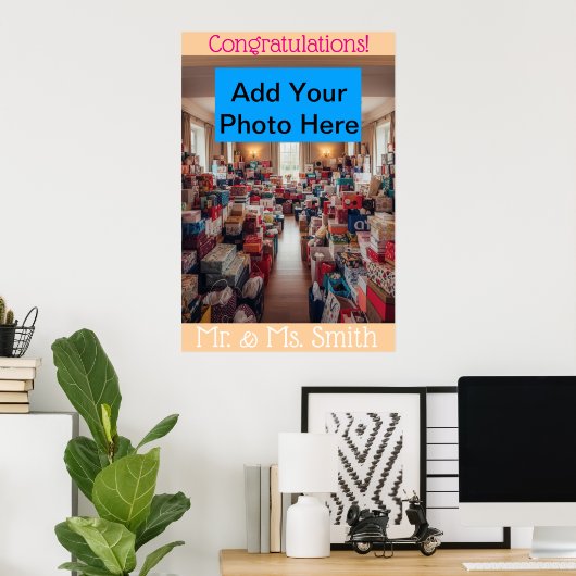 Rows of Wedding Gifts ポスター (ホームオフィス)