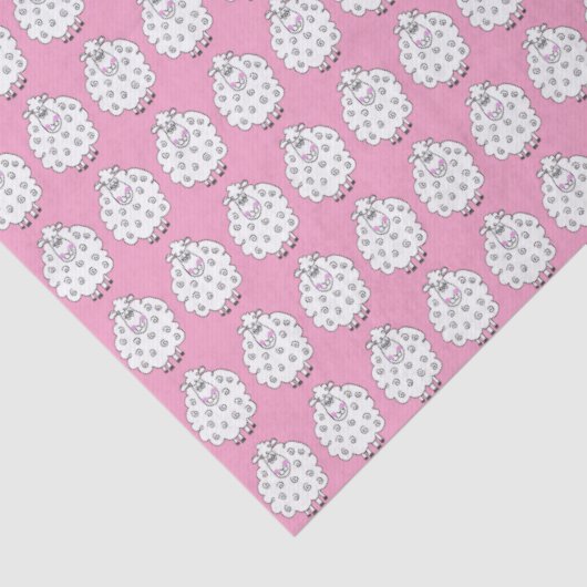 "Rows of whimsical sheep” Tissue Paper 薄葉紙 (詳細)