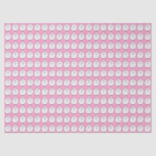 "Rows of whimsical sheep” Tissue Paper 薄葉紙 (正面)