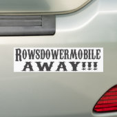 Rowsdowerの移動式遠くに! ステッカー (車上)