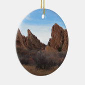 Roxburoughの赤い石 セラミックオーナメント (右)