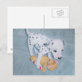 Roxie the Dalmatian Pup ポストカード (正面/裏面)