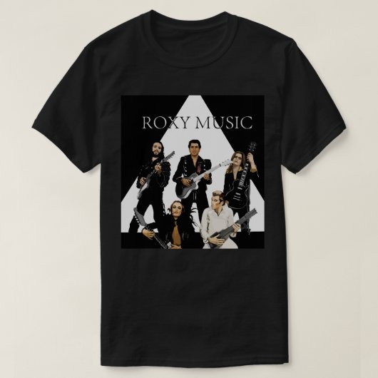 roxy music essential Tシャツ (デザイン正面)
