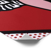 Royのマリリンのアートをリワークポップ・アートのし、ベクトル化 ポスター (角)