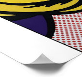 Roy Lichtensteinベクトル化と再編集メロディ ポスター (角)