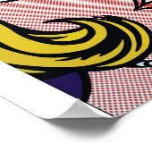 Roy Lichtensteinベクトル化と再編集メロディ ポスター (角)