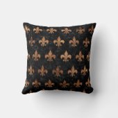 ROYAL1黒い大理石及びブラウン石造りの(R) クッション (裏面)