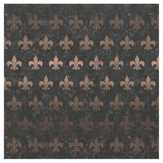ROYAL1黒い大理石及び青銅の金属(R) ファブリック (クローズアップ)