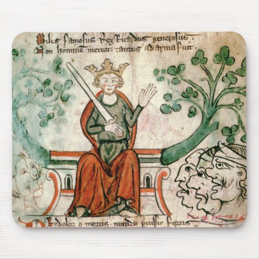 royal 20 A11リチャード一世(1157-99年)氏(ライオンHea マウスパッド (正面)