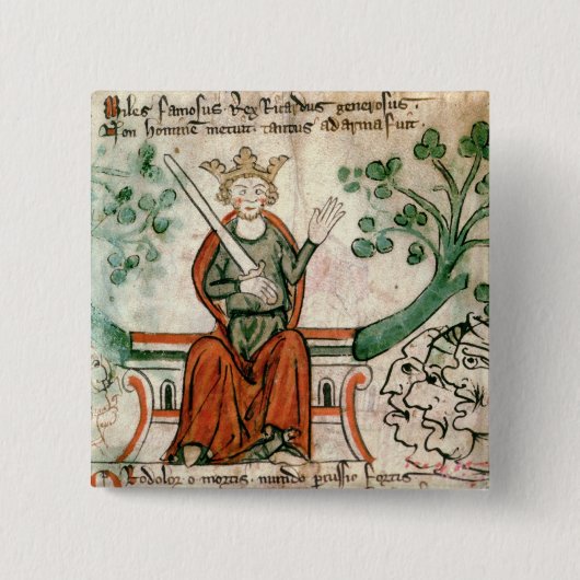 royal 20 A11リチャード一世(1157-99年)氏(ライオンHea 缶バッジ (正面)