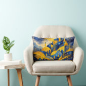 Royal Abstract Fantasy Castle Watercolor Throw Pil ランバークッション (椅子)