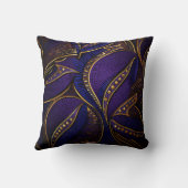 Royal Afro Wax Pattern クッション (裏面)