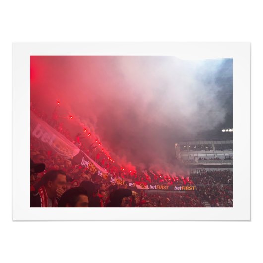 "Royal Antwerp FC Pyro Party at De Bosuil" フォトプリント (正面)