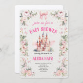 Royal Baby Shower in the Dream Castle 招待状 (正面/裏面)