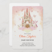 Royal Baby Shower in the Dream Castle 招待状 (正面/裏面)