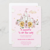 Royal Baby Shower in the Dream Castle 招待状 (正面/裏面)