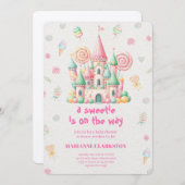 Royal Baby Shower in the Dream Castle 招待状 (正面/裏面)