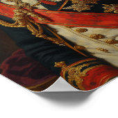 Royal Beagle Portrait ポスター (角)