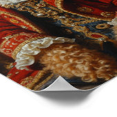 Royal Bernedoodle Portrait ポスター (角)