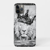 Royal black Lyon  Case-Mate iPhoneケース (裏)