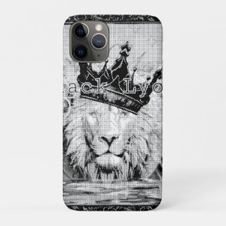Royal black Lyon  iPhone 11 Proケース