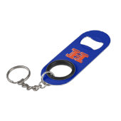Royal Blue and Orange Keychain Bottle Opener キーホルダー栓抜き (正面アングル)