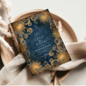 Royal Blue Celestial Wedding セーブザデート