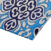 Royal Blue Ceramic Classic Geometric Mosaic  カッティングボード (角)