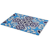 Royal Blue Ceramic Classic Geometric Mosaic  カッティングボード (角)