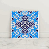 Royal Blue Ceramic Classic Geometric Mosaic タイル