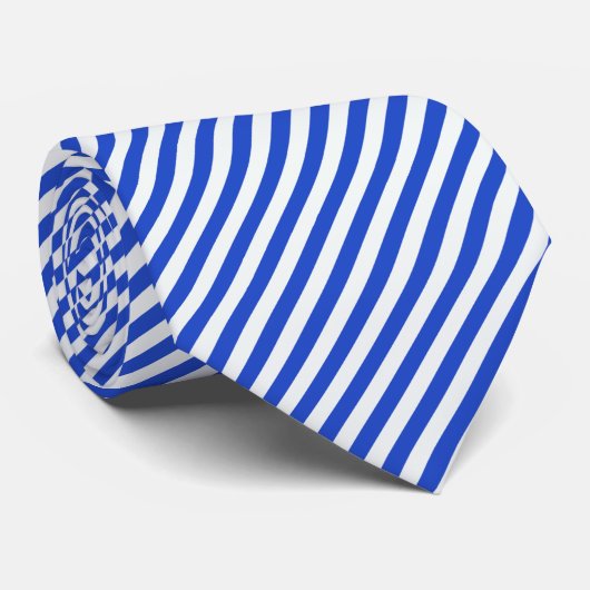 Royal Blue Combination Stripes by Shirley Taylor ネクタイ (ロール)