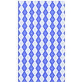Royal blue diamond pattern テーブルクロス (正面)