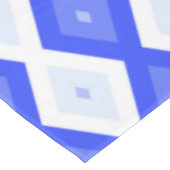 Royal blue diamond pattern テーブルクロス (アングル)
