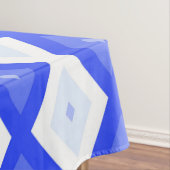 Royal blue diamond pattern テーブルクロス (インサイチュ)