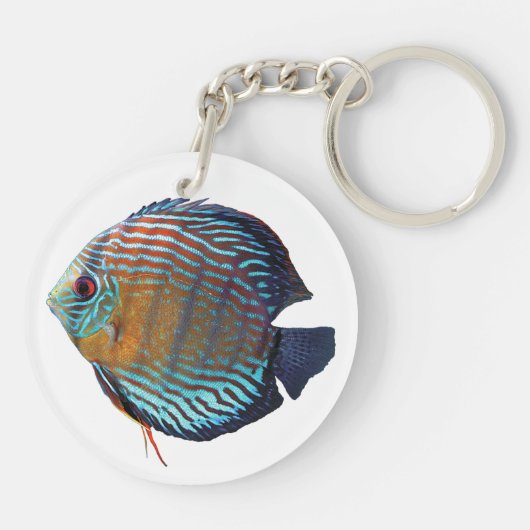 Royal Blue Discus キーホルダー (裏面)