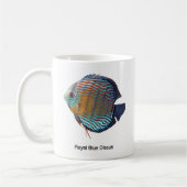 Royal Blue Discus コーヒーマグカップ (左)