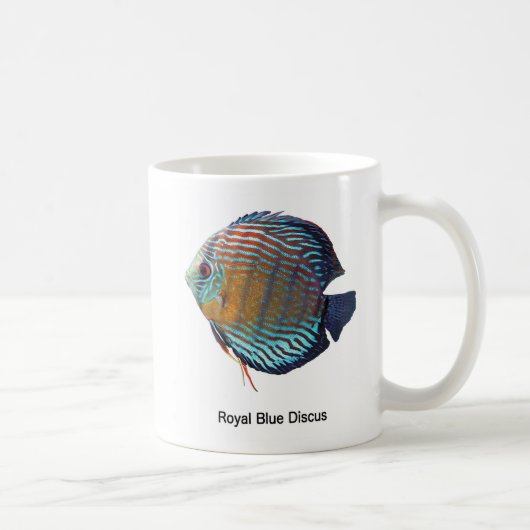 Royal Blue Discus コーヒーマグカップ (右)