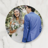 Royal Blue & Gold Wedding  フェイバータグ (裏面)