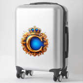 Royal Blue Letter C Monogram シール (スーツケース)