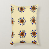 Royal Blue Mandala アクセントクッション (正面(垂直))