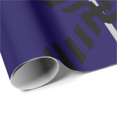 Royal Blue Modern Design  ラッピングペーパー (ロールコーナー)