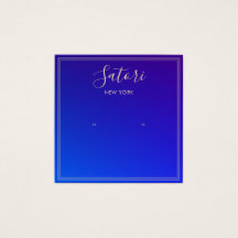 Royal Blue Ombre Signature Stud Earring Display