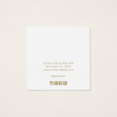 Royal Blue Ombre Signature Stud Earring Display (裏面)