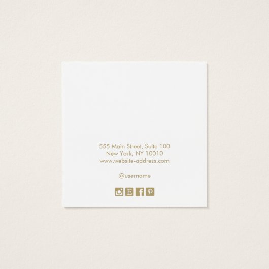 Royal Blue Ombre Signature Stud Earring Display (裏面)