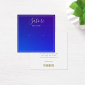 Royal Blue Ombre Signature Stud Earring Display (デスク)