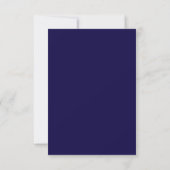 Royal Blue Thank You Card サンキューカード (裏面)