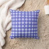 Royal Blue Throw Pillow クッション (ブランケット)